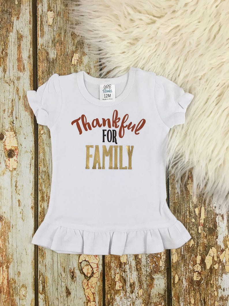 Thanksgiving Shirt Thanksgiving Outfit Thankful For Family ...
