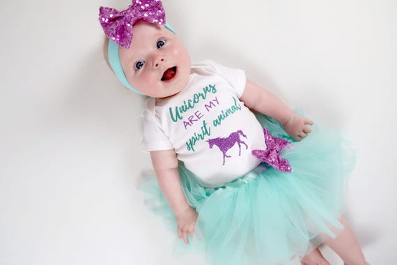 unicorn infant outfit