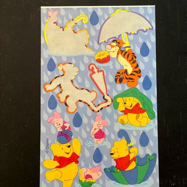 Pooh Sticker Design Winnie the Pooh Aesthetic Stickers - Etsy