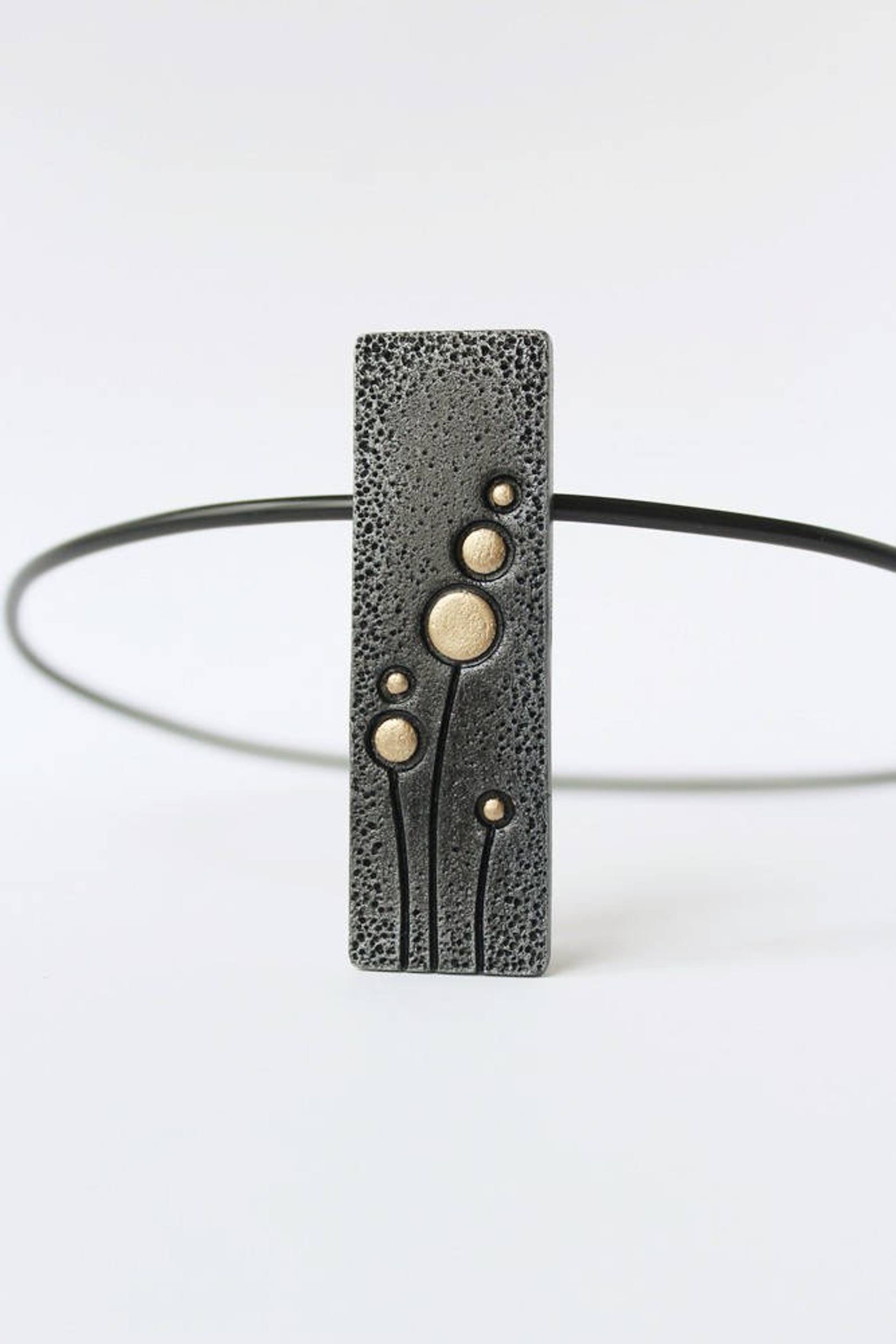 Polymer Clay Jewelry Pendant Necklace Dandelions Blowballs Etsy