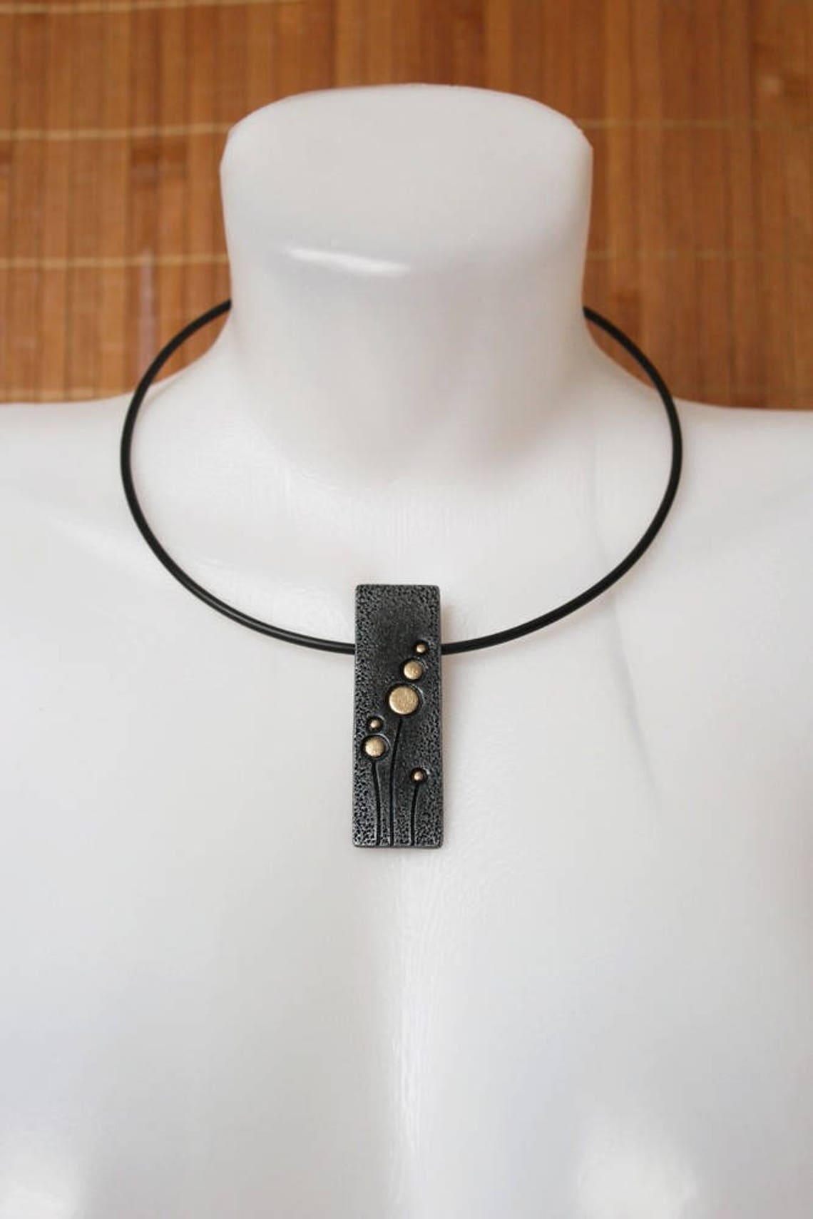 Polymer Clay Jewelry Pendant Necklace Dandelions Blowballs Etsy