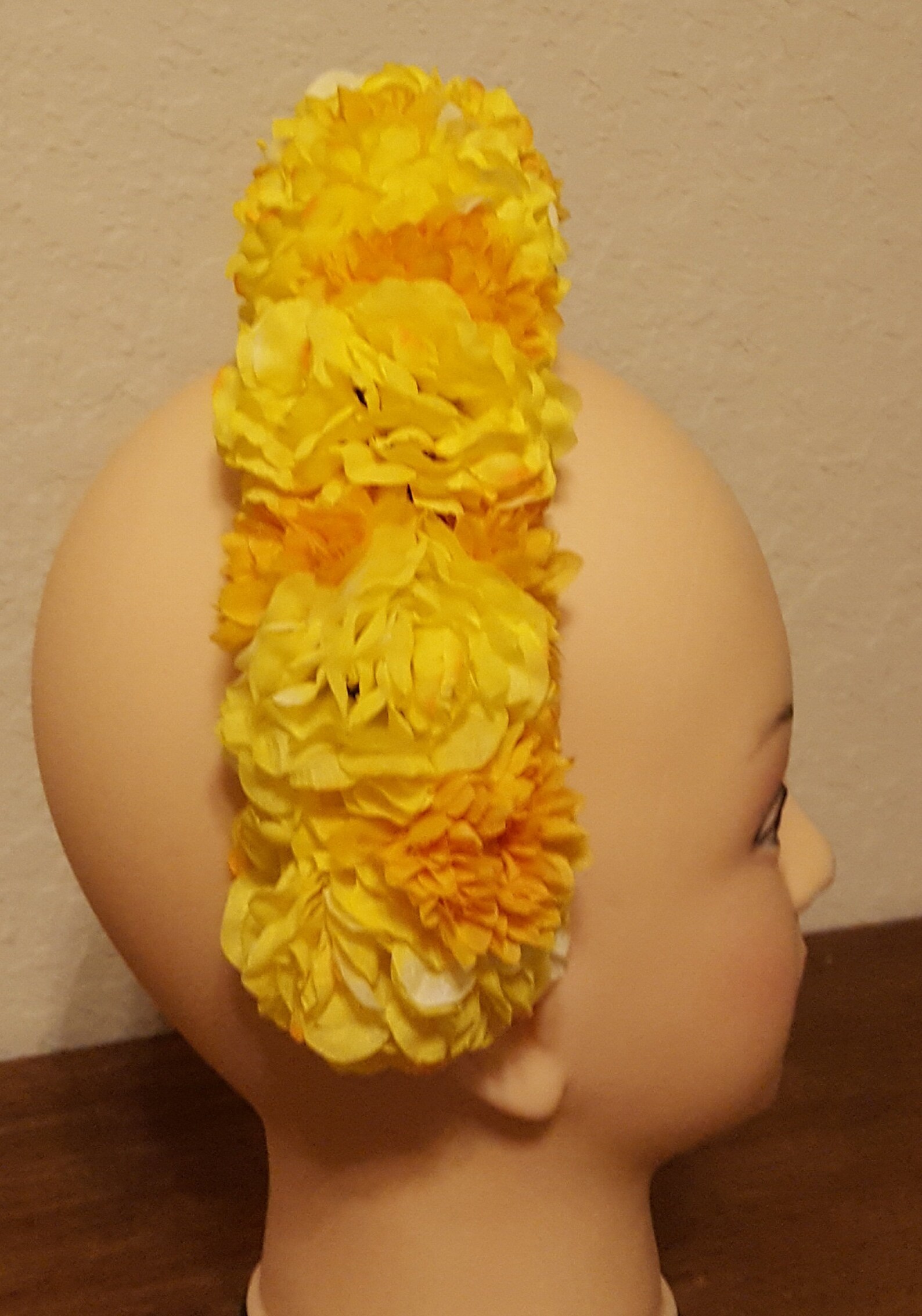 Day of the dead headpiece marigold flower crown dia de los Etsy