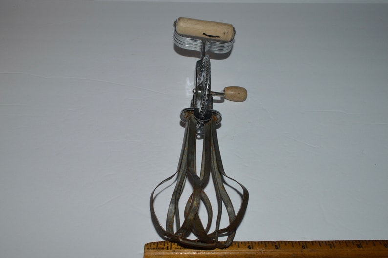Ekco Hi Speed Egg Beater Hand Cranked Mixer Retro Kitchen Etsy