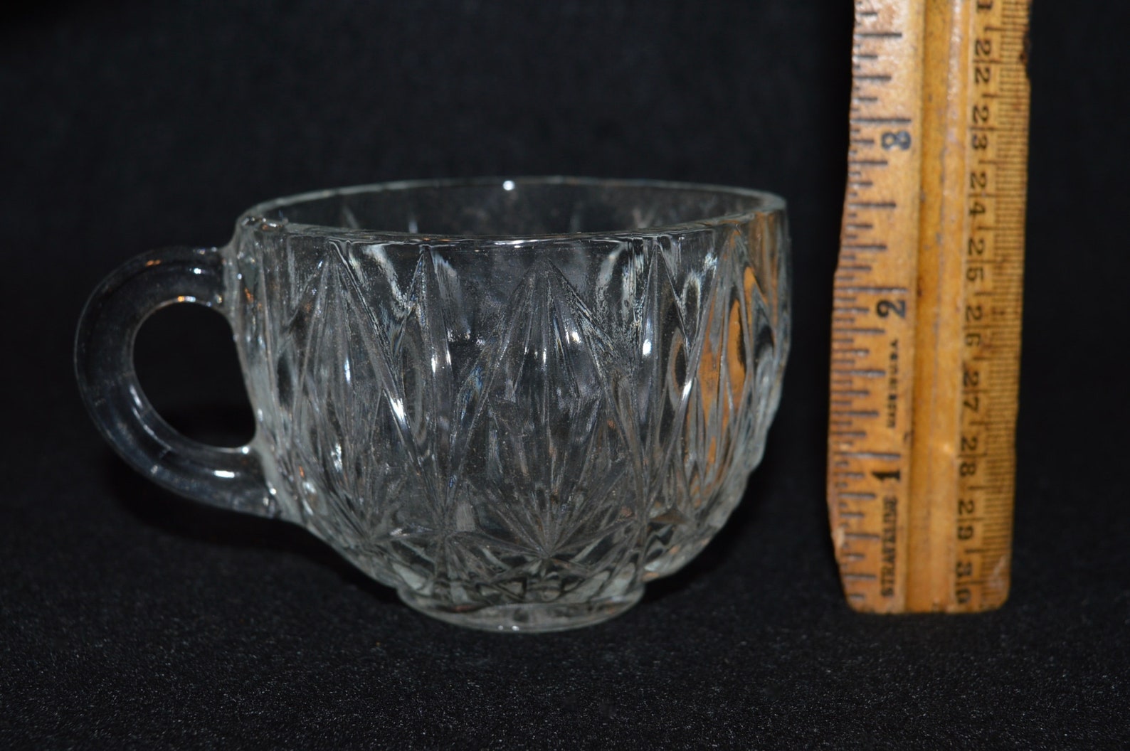 Anchor Glass Serva Snack Set Vintage Anchor Hocking Glass Etsy