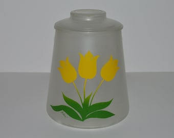 Vintage Bartlett Collins Daisy Cookie Jar With Lid Yellow -  Sweden