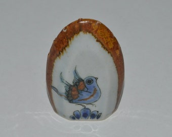 Mexican Folk Art Ceramic Tonala Salt /& Pepper Shakers-Butterfly Designs