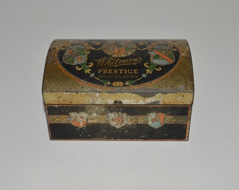 Whitman's Chocolates Collectible Tin, Vintage Candy Tin Container, Whitman's Prestige Chocolates, Antique Candy Tin Box