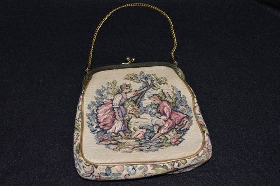 Vintage Julius Resnick (JR USA) tapestry purse in 2023