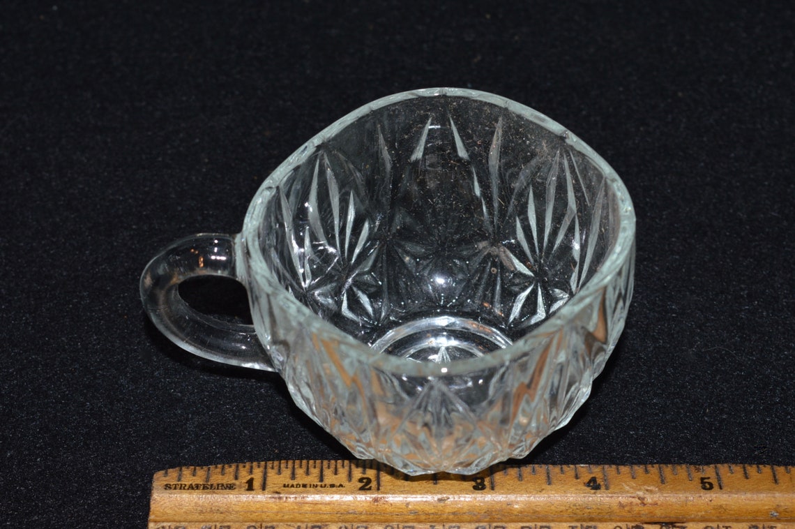 Anchor Glass Serva Snack Set Vintage Anchor Hocking Glass Etsy