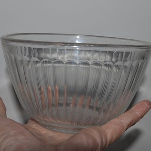 Set di ciotole per mescolare in vetro scolpito Pyrex vintage, 3