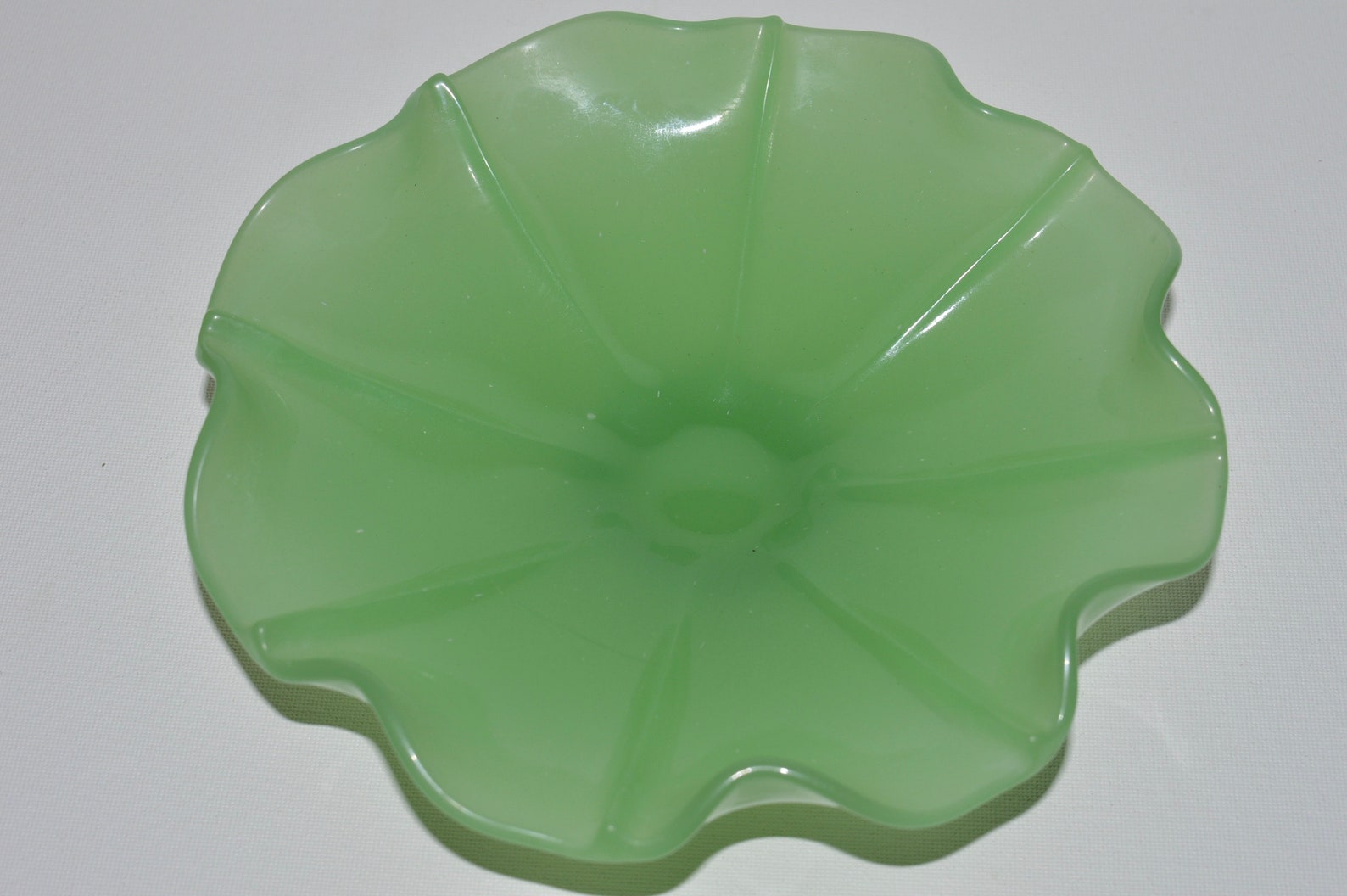 Fenton Jade Footed Candy Dish Fenton Jadeite Pedestal Dish Etsy