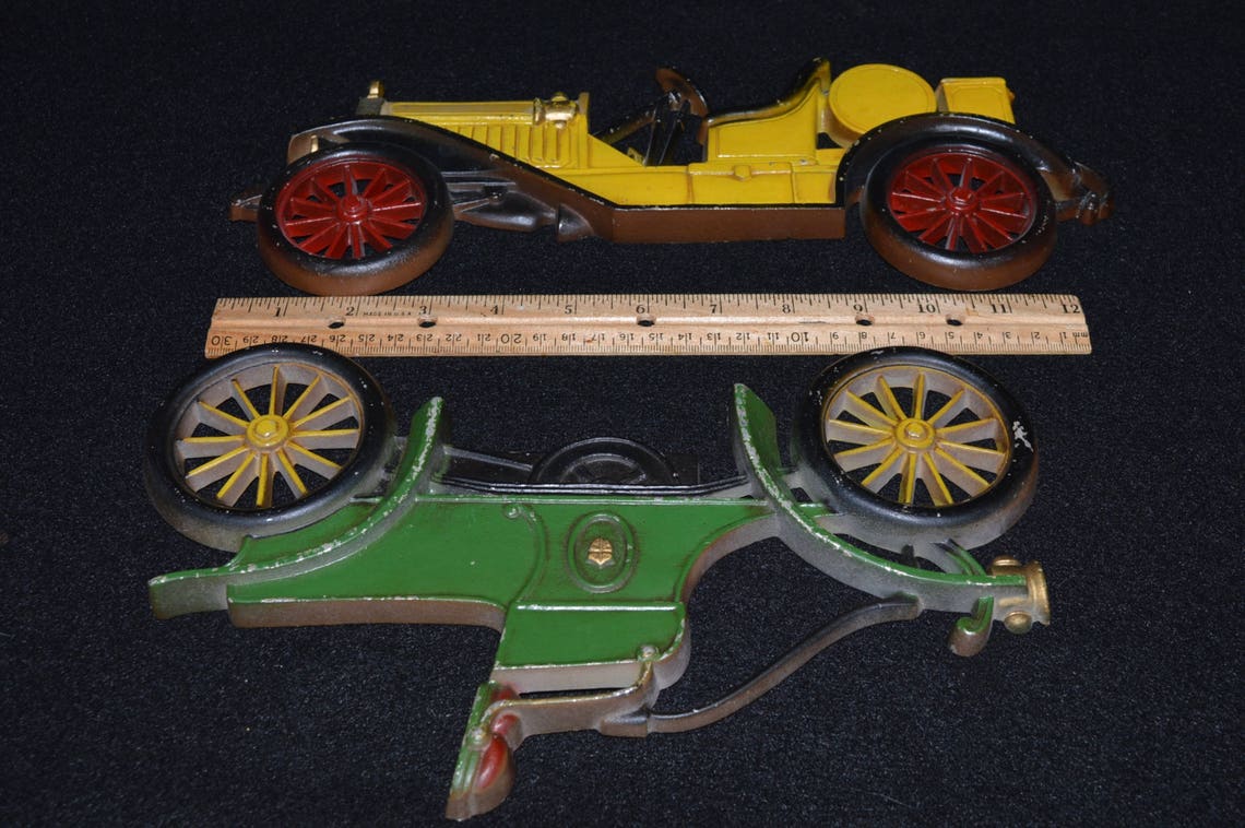 Sexton Car Wall Hangings Metal Enamel Wall Decor Mid Century - Etsy