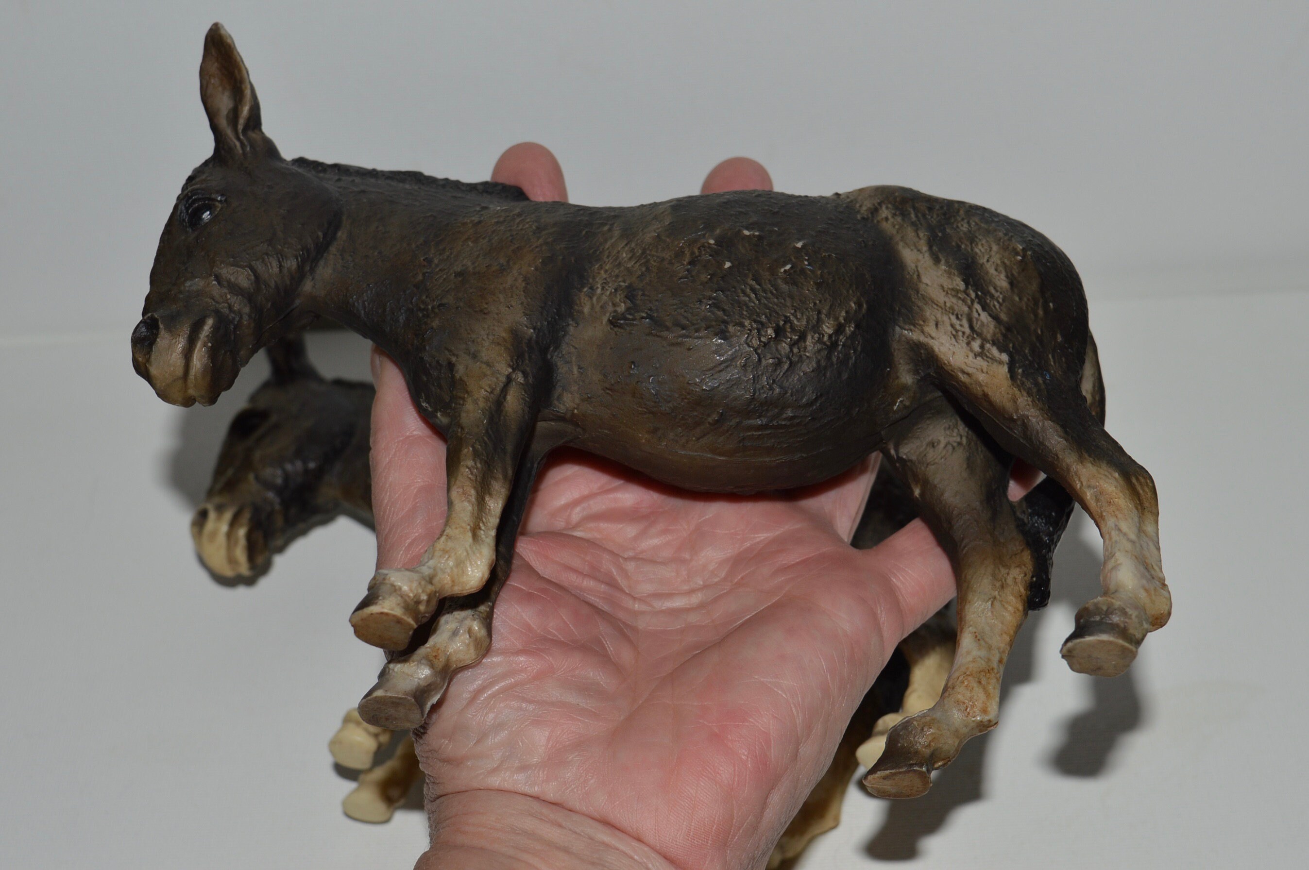 Vintage Breyer Donkey Burro 81 Plastic Statue Figurine Toy Collectible