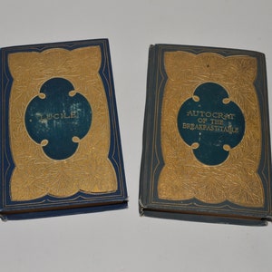 Hardcover Henry Altemus Company Books, Antiquarian 1900s  Books, The Autocrat at the Breakfast Table, Oliver W Holmes, Lucile Owen Meredith
