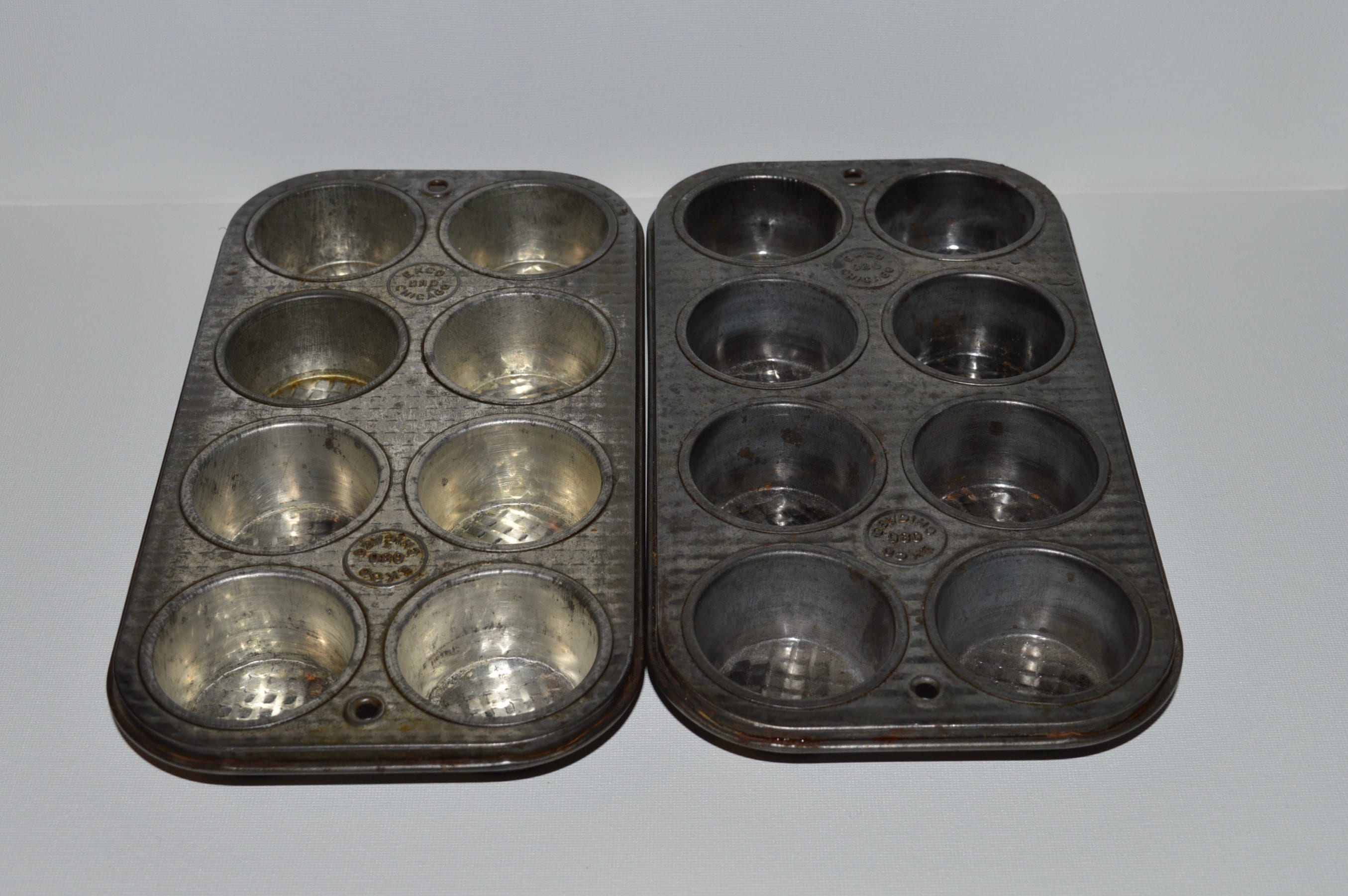 Mini Muffin Cupcake Baking Pans Ekco 080 Pans Mid Century Etsy
