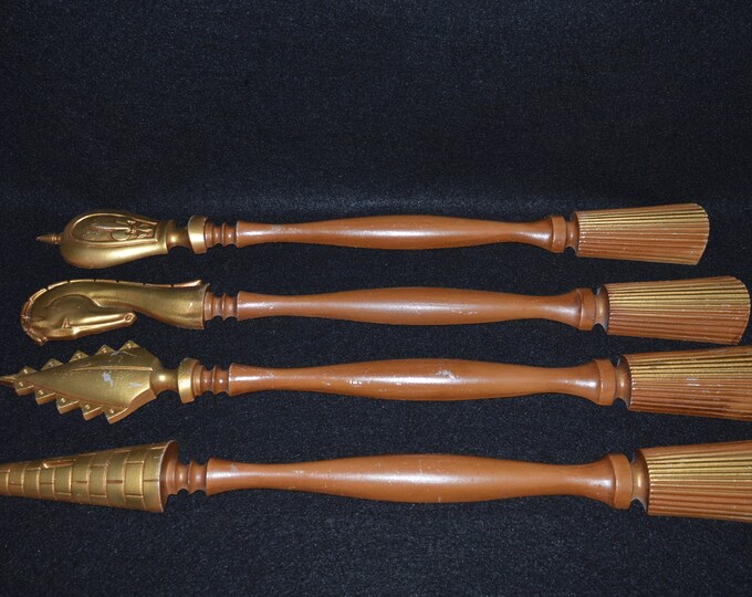 Sexton Chess Wall Plaques Cast Metal Sexton Wall Hangings Etsy