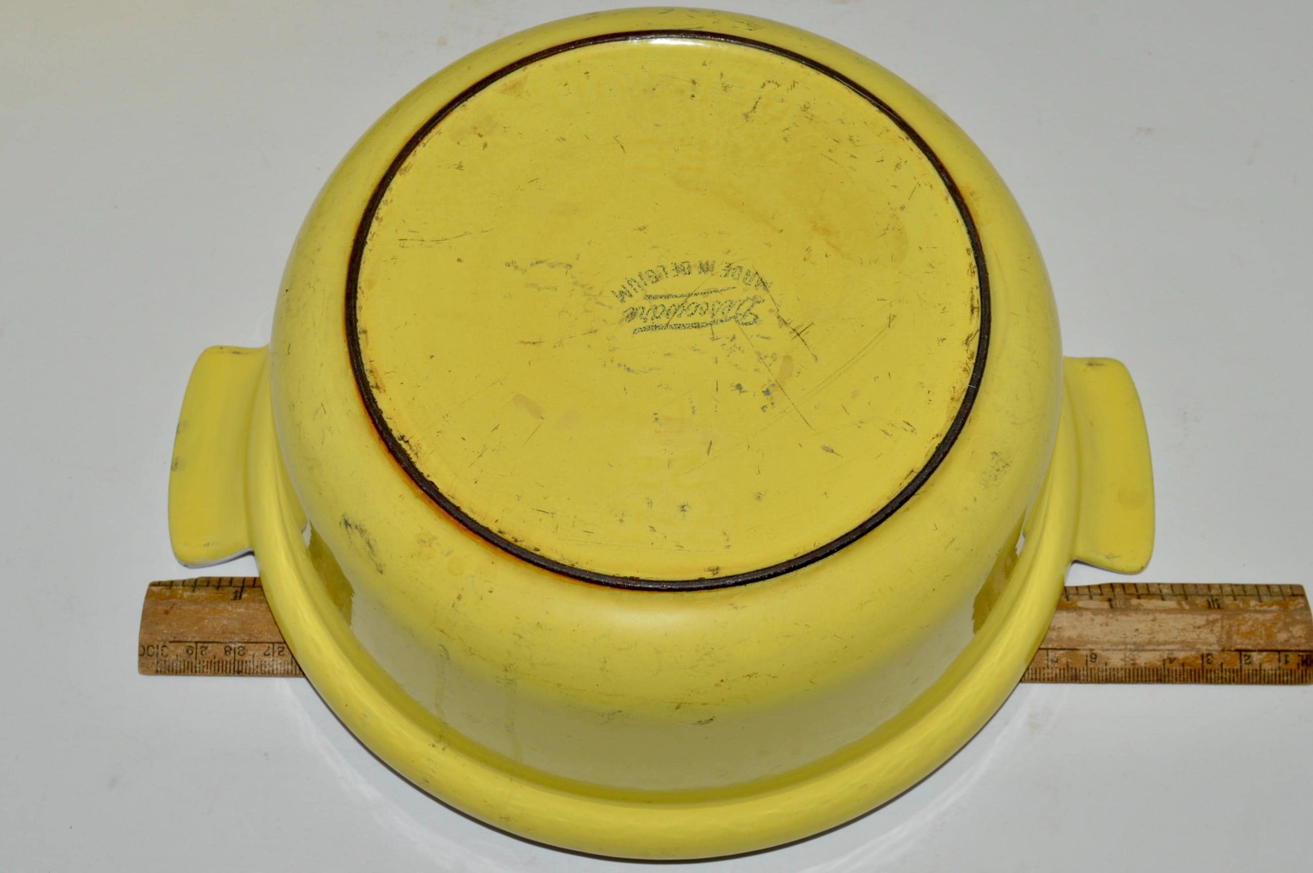 Vintage Descoware Belgium Cast Iron Lidded Dutch Oven Casserole 