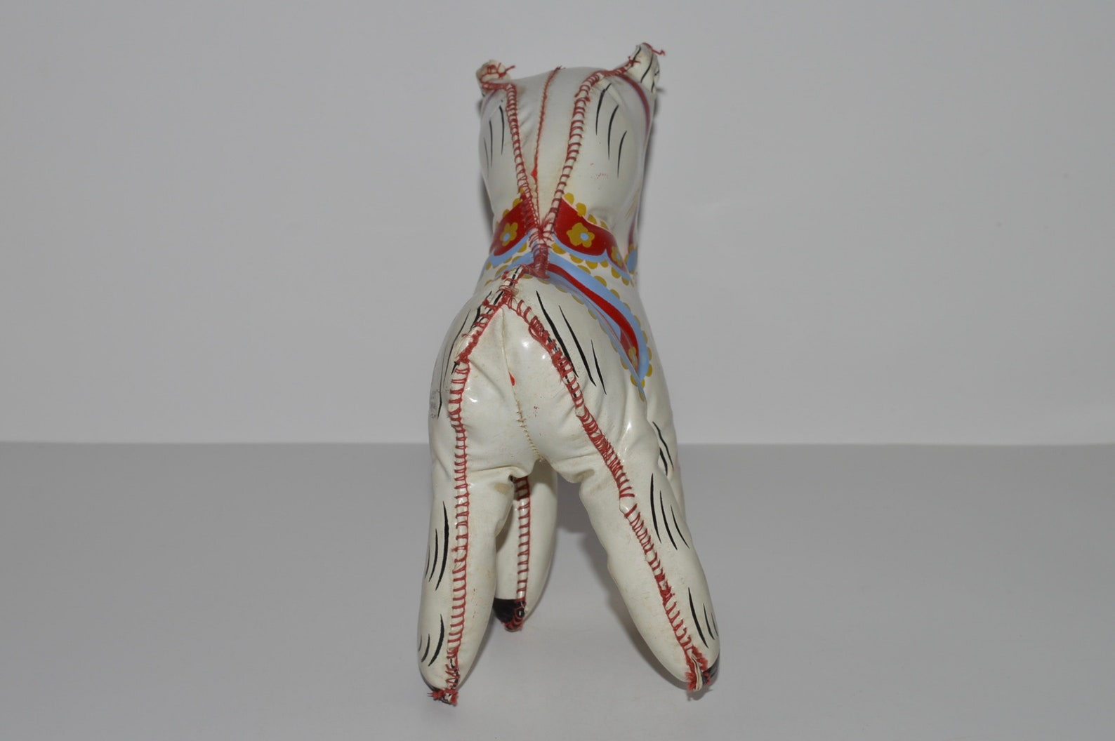 Vintage Vinyl Stuffed Animal Mid Century Toy Horse Vinyl Etsy