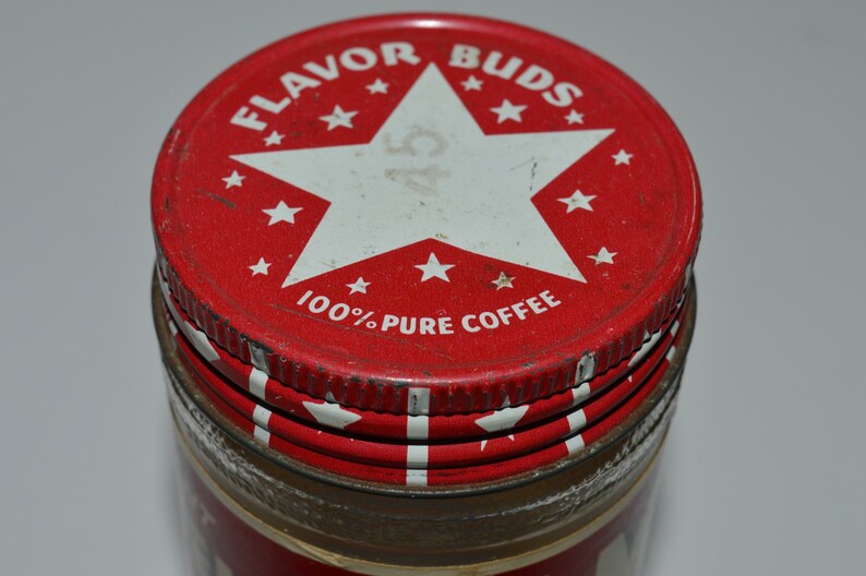 Maxwell House Instant Coffee Jar Vintage Food Jar W Intact Etsy