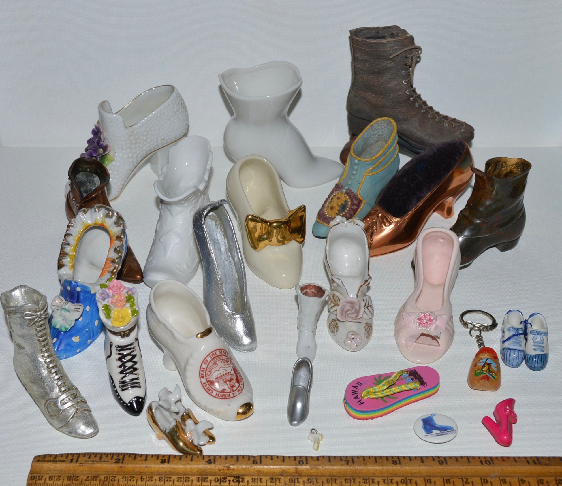 Miniature Shoes Shoe Collection Tiny Shoes Shoe Figurines Etsy