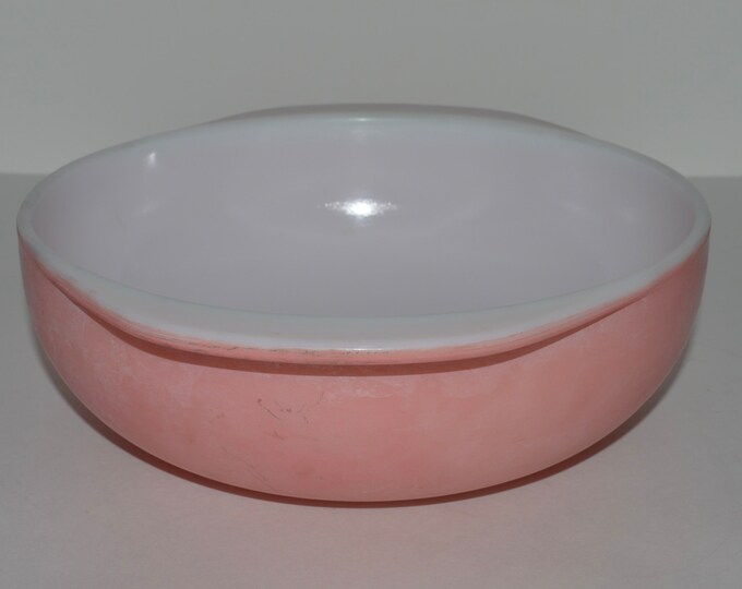 Pyrex 024 Casserole, Pink Pyrex Bowl, Pyrex Flamingo Round Casserole