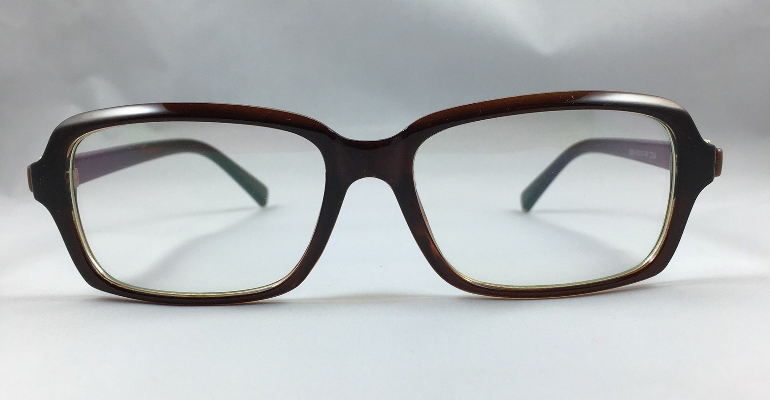EYEGLASSES FRAME DesignerInspired BowTie 2909 Havana Brown cadre 55
