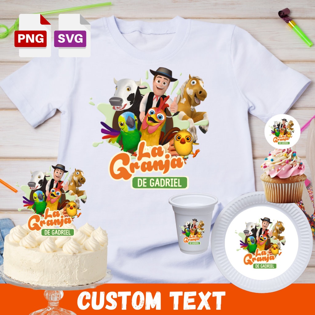 Camiseta de cumpleanos de granja Etsy Mexico