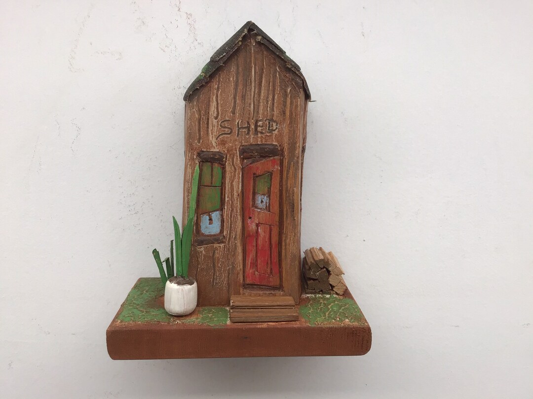 Little Wood Housesmall Wood Housetiny Wood Housewood Block Etsy