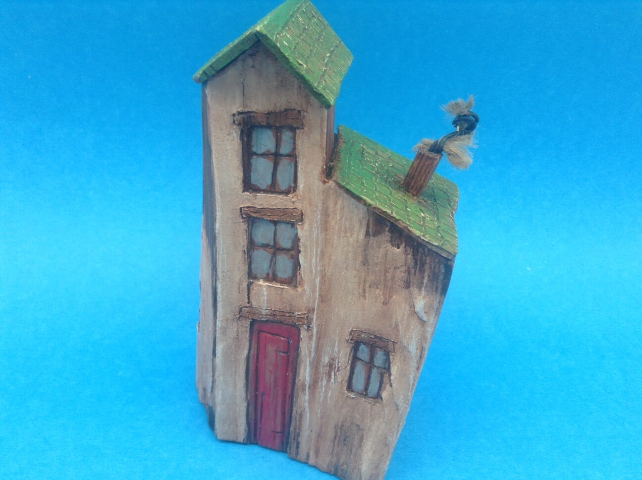 Little Wooden Houses Small Wood House Wood Block Houses Etsy