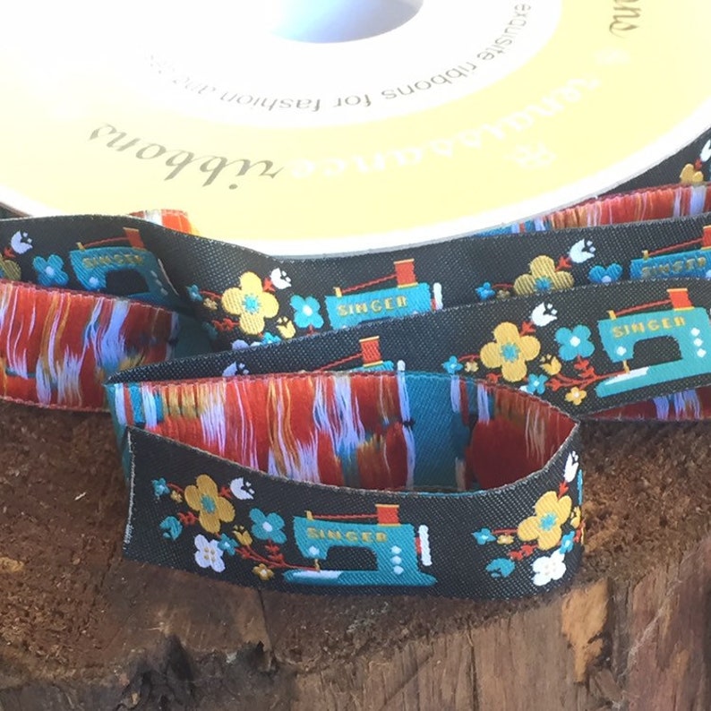 Singer Sewing Machines Ribbon yardage. New on roll. Jessica Etsy