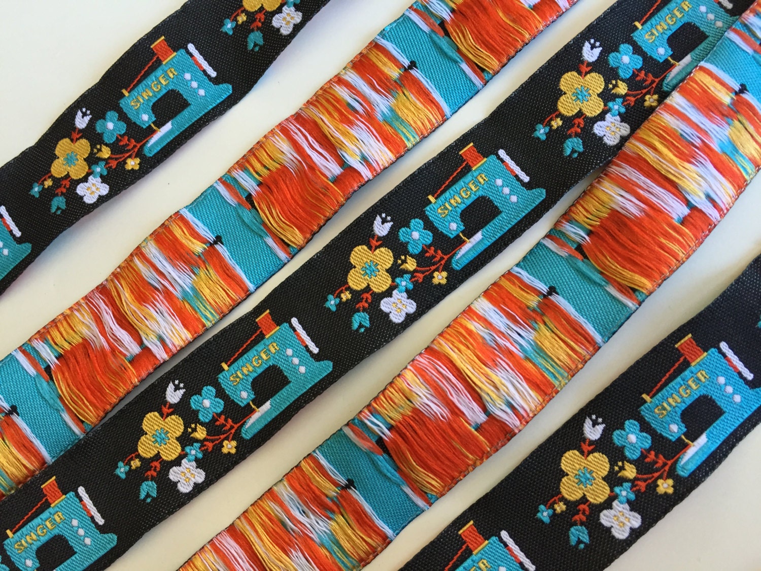 Singer Sewing Machines Ribbon yardage. New on roll. Jessica Etsy