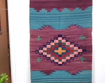 Folk art rug | Etsy