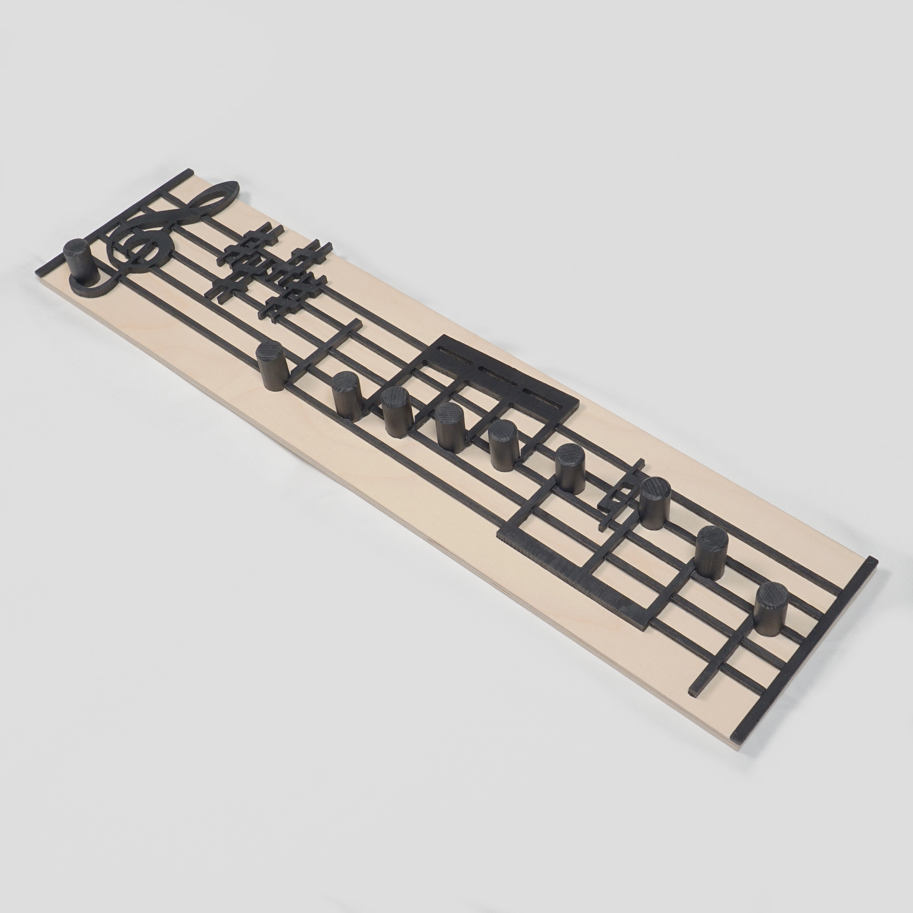 Musical Note Coat Rack Chopin Music Notes Wooden Coat Rack / Coatrack - Etsy