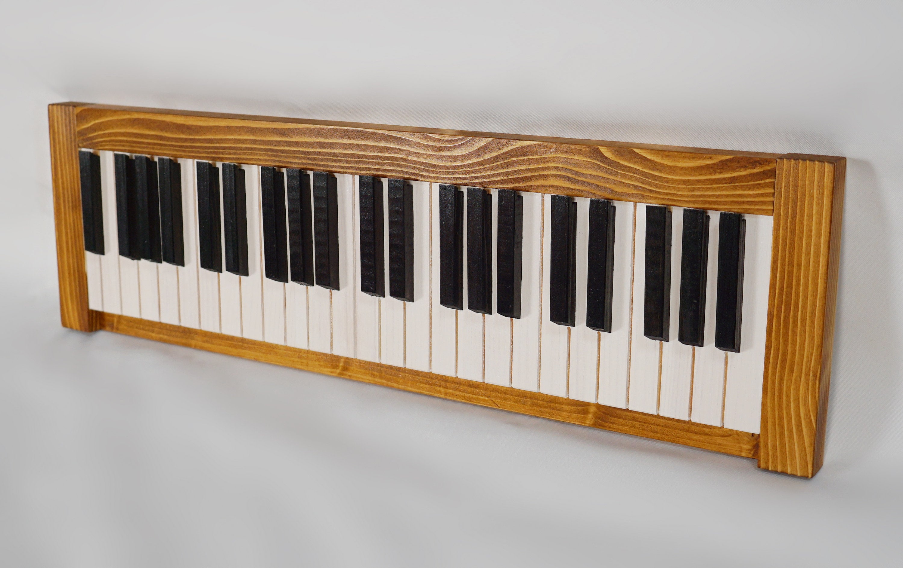 Piano Key Railing Piano Keys - Piano Shaped Keyrack / Key Rack - Etsy