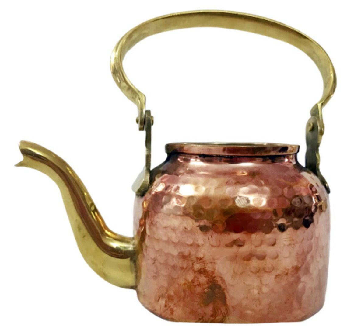 Traditional Chai Making Tea Pot Handmade Hammered Copper Tea Etsy