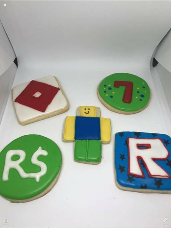 Roblox Inspired Sugar Cookies 12 - roblox everything will freeze