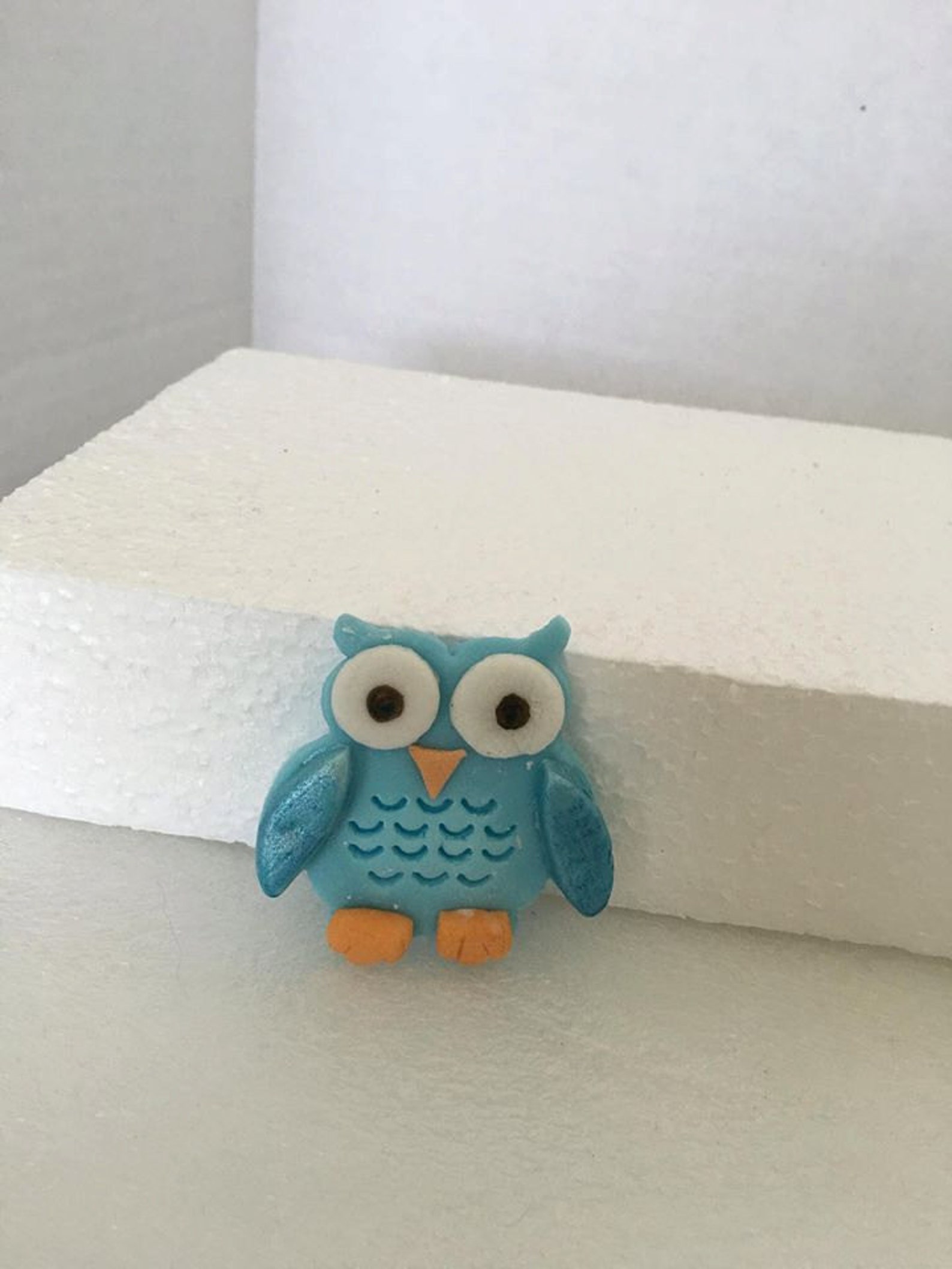 Edible Owl Cupcake Topper 12 Etsy