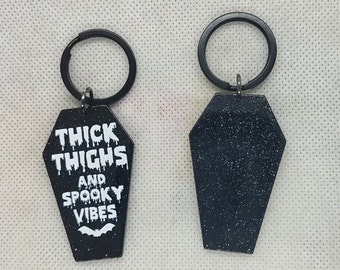 Vibraciones espeluznantes del llavero GOTH