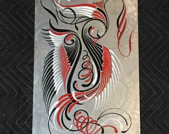 Panel de rayas de cultura Kustom