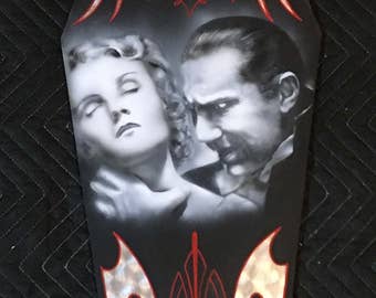 Tablero de ataúd de cultura personalizada de Drácula