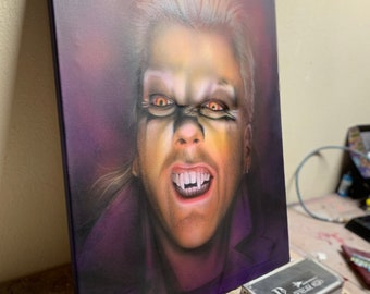 David The Lost Boys aerógrafo en lienzo