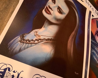 Impresión artística de Lily Munster 11x17