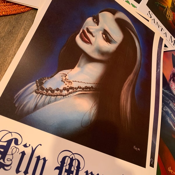 Lily Munster art print 11x17