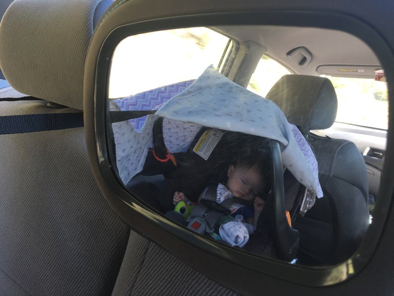 The Car Seat Shade Sun Canopy Cover Etsy