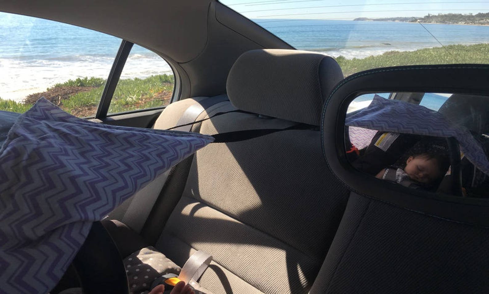 The Car Seat Shade Sun Canopy Cover Etsy