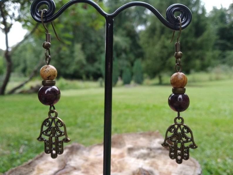 Fatma Hand Earrings