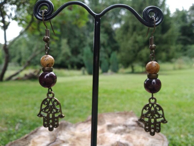 Fatma Hand Earrings