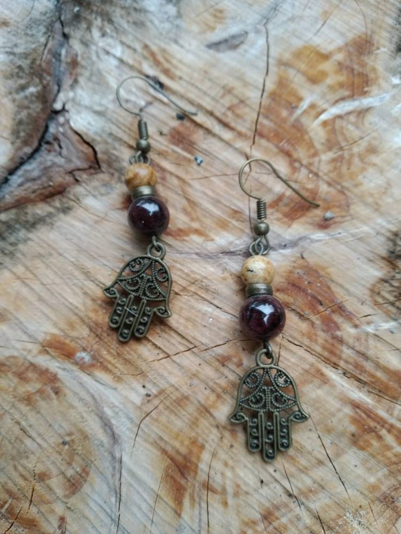 Fatma Hand Earrings