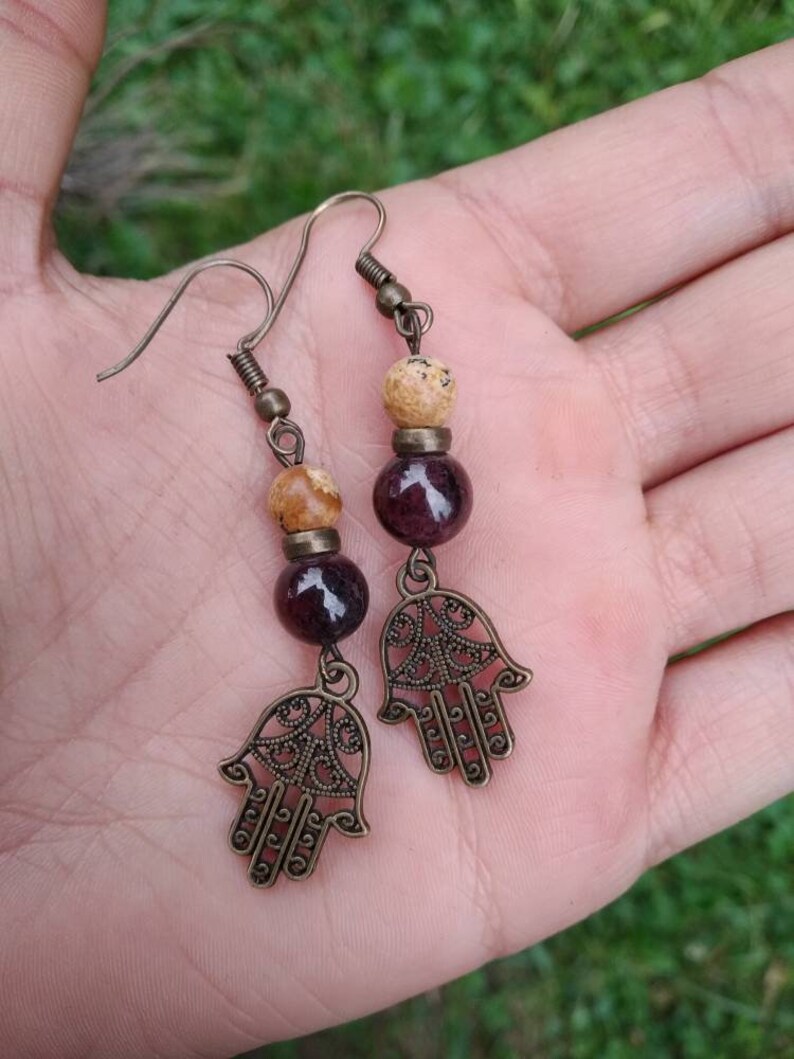 Fatma Hand Earrings
