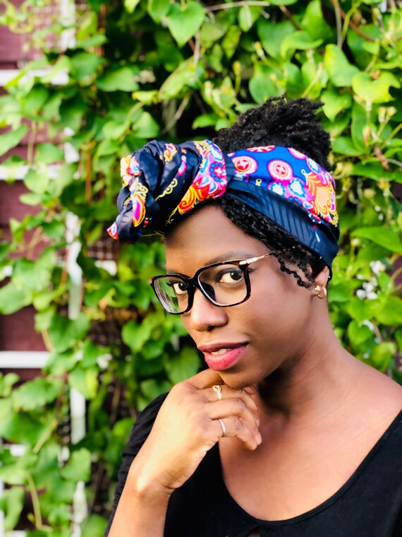 Handmade African Print Ankara Headwrap Dele Ankara Head Wrap: Handmade African Print Cotton  main image 2